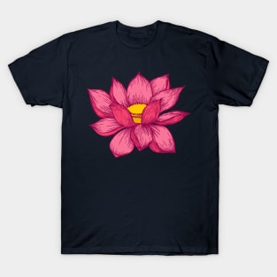 Pink Lotus Flower T-Shirt